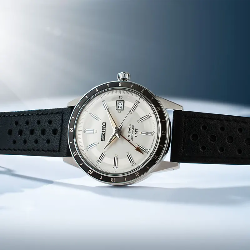 Seiko Presage Style 60s Automatic Road Trip GMT Men's Watch- SSK011J1